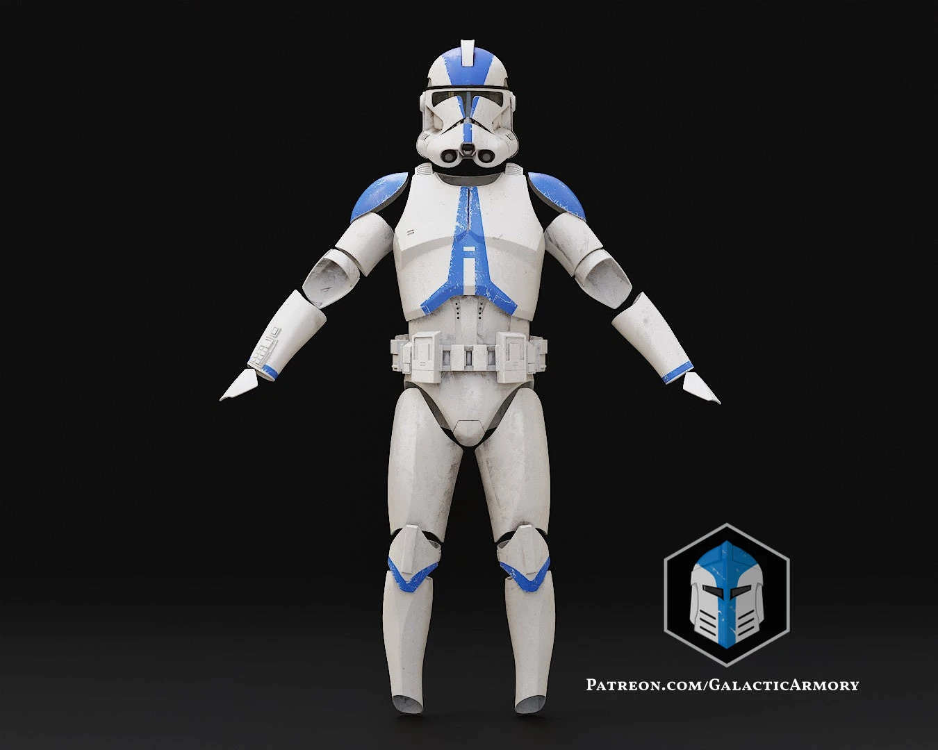 Phase 2 Clone Trooper Armor- 3D Print Files 4 Phase 2 Clone Trooper Armor- 3D Print Files - Image 2