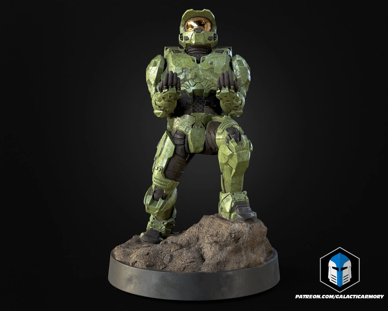 Master Chief Controller Holder - 3D Print Files 4 Master Chief Controller Holder - 3D Print Files - Image 2