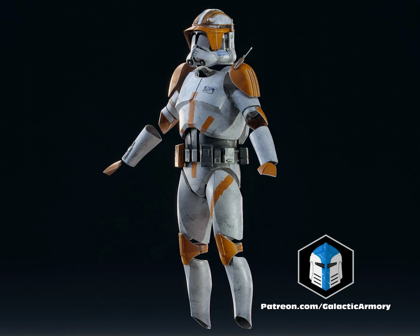 Commander Cody Armor Accessories - 3D Print Files 20 Commander Cody Armor Accessories - 3D Print Files - Image 18