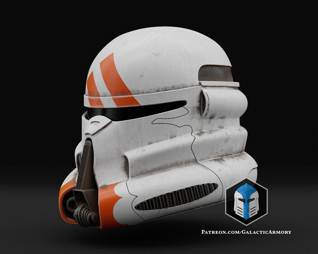 Airborne Clone Trooper Helmet - 3D Print Files 7 Airborne Clone Trooper Helmet - 3D Print Files - Image 5