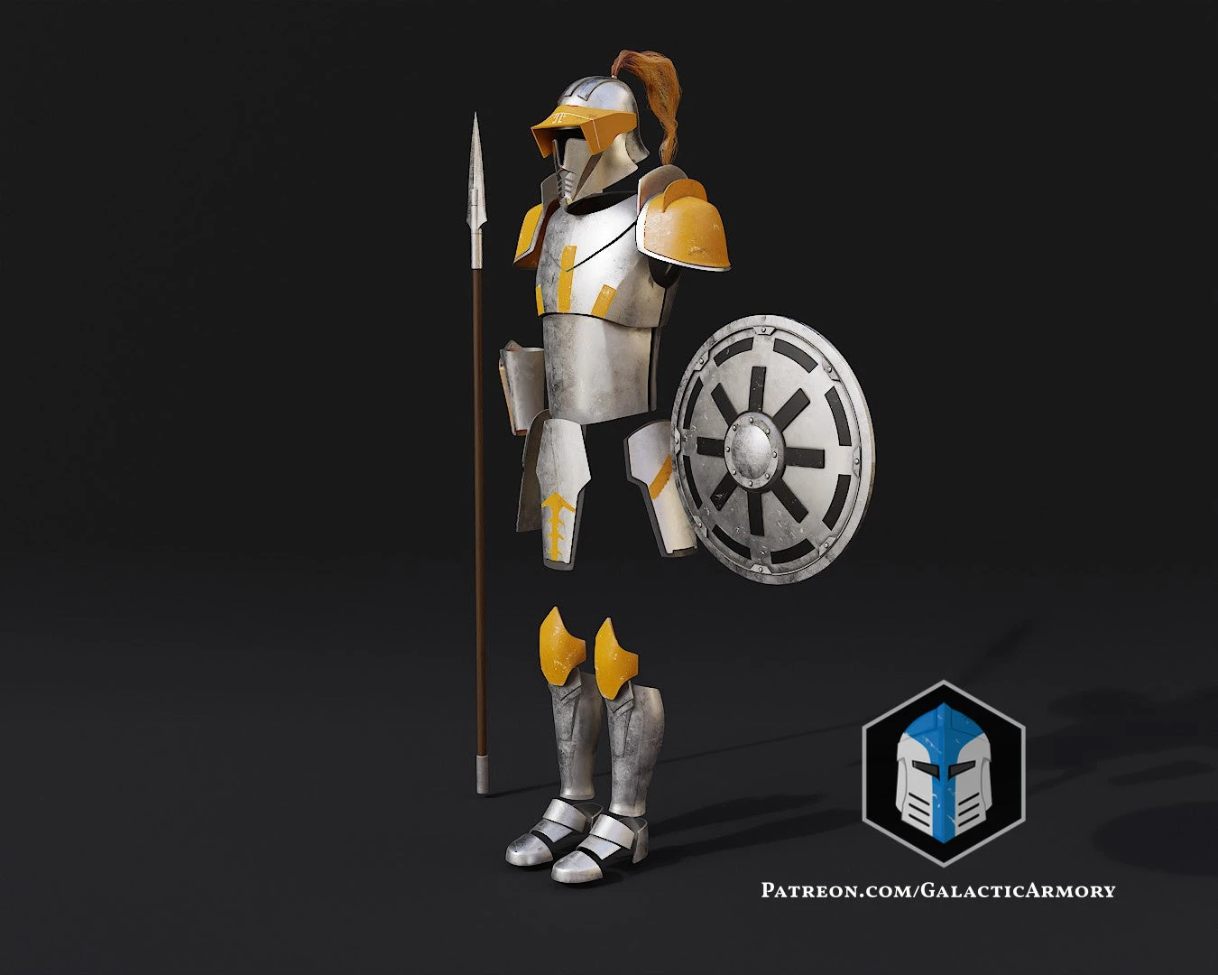 Bartok Medieval Commander Cody Armor - 3D Print Files 5 Bartok Medieval Commander Cody Armor - 3D Print Files - Image 3