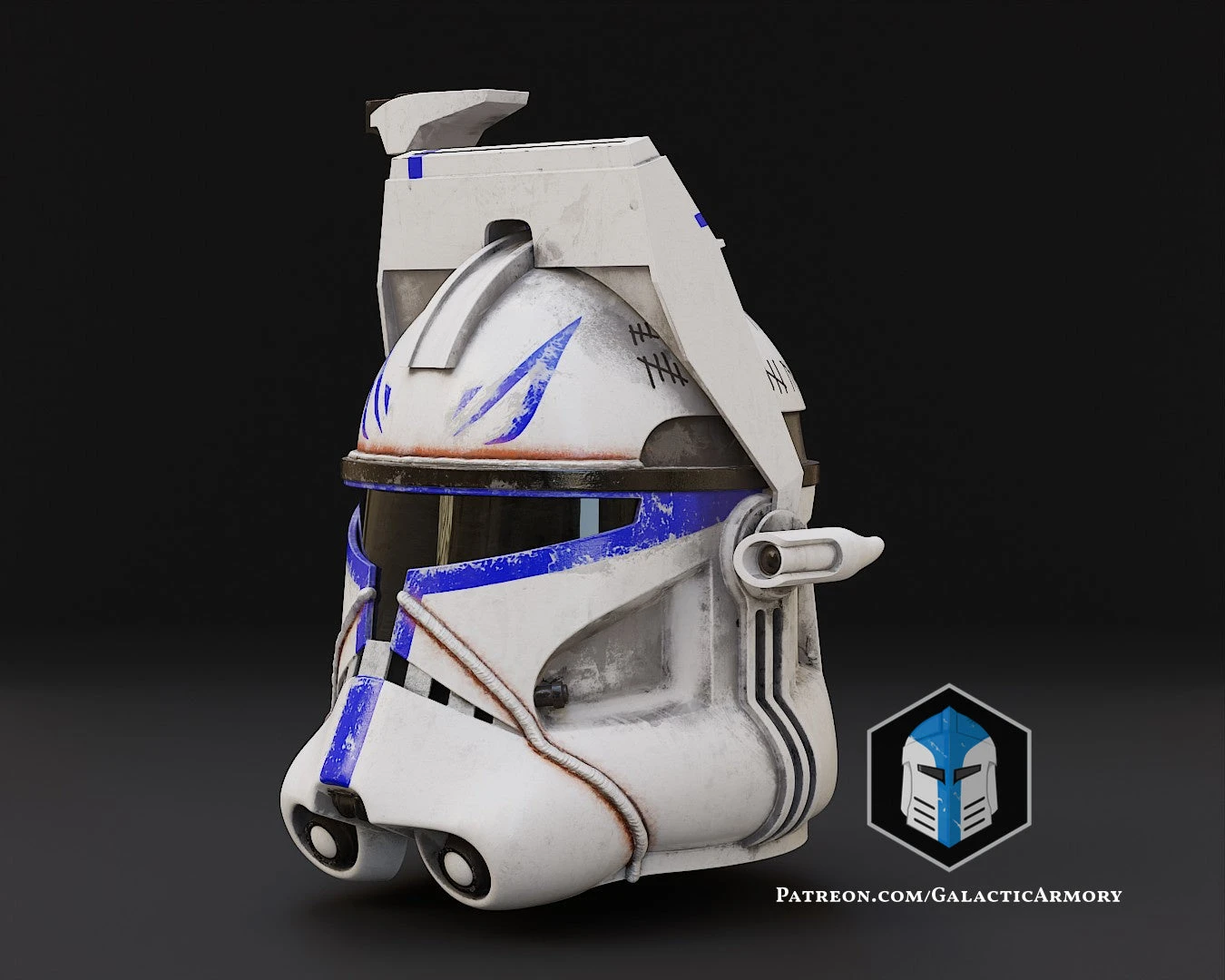 Realistic Captain Rex Helmet - 3D Print Files 15 Realistic Captain Rex Helmet - 3D Print Files - Image 13