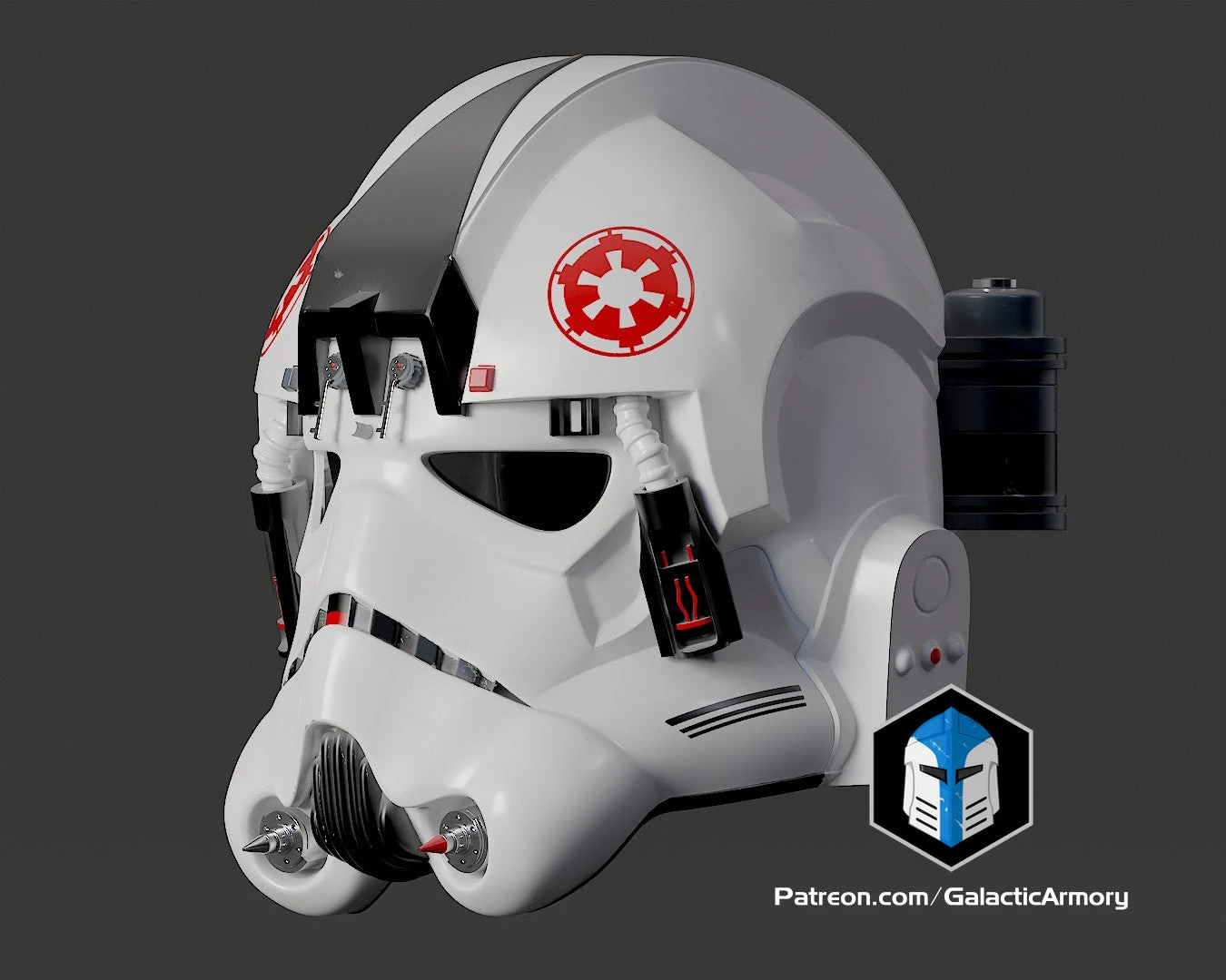 AT-AT Driver Helmet - 3D Print Files 8 AT-AT Driver Helmet - 3D Print Files - Image 6