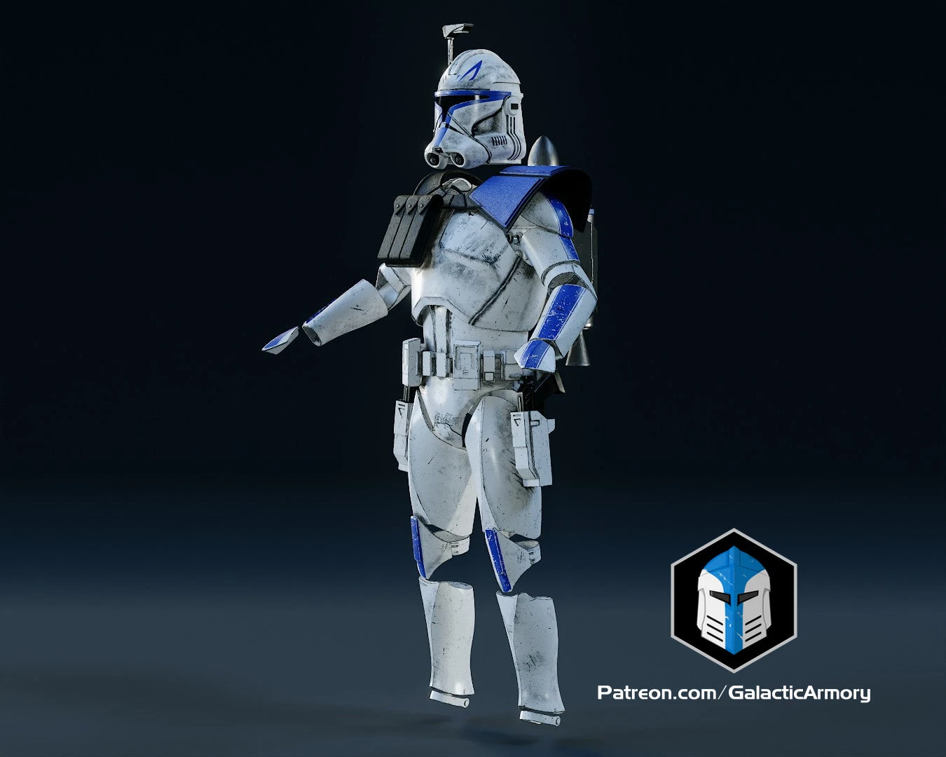 Realistic Captain Rex Armor - 3D Print Files 5 Realistic Captain Rex Armor - 3D Print Files - Image 3