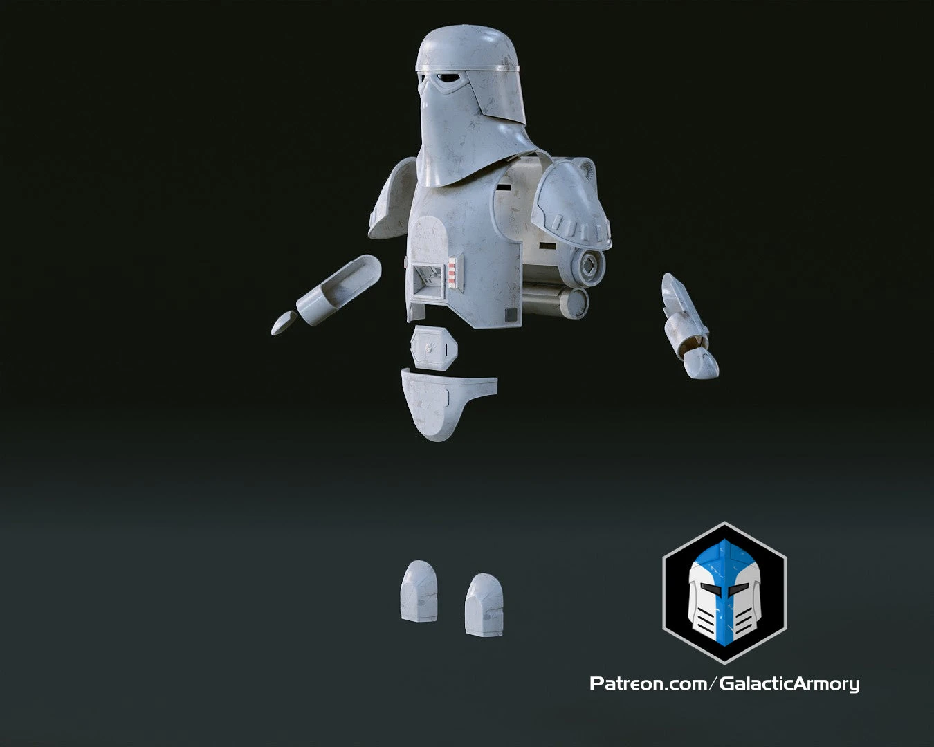 ESB Snowtrooper Helmet & Armor - 3D Print Files 5 ESB Snowtrooper Helmet & Armor - 3D Print Files - Image 3