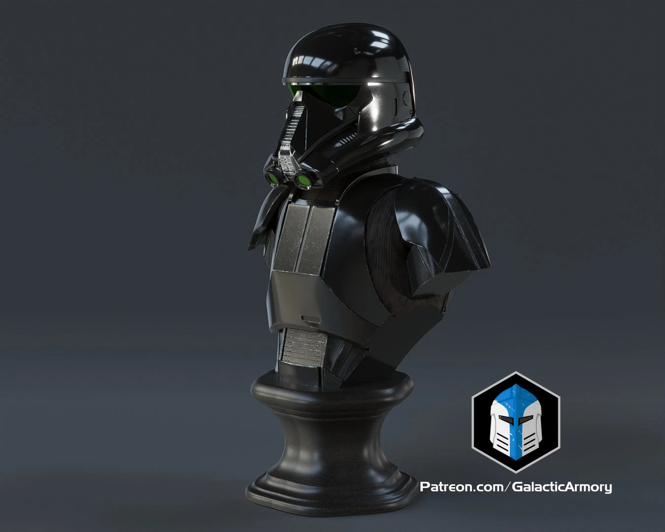 Death Trooper Bust - 3D Print Files 7 Death Trooper Bust - 3D Print Files - Image 5