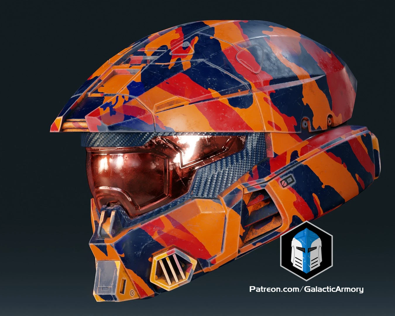 Infinite Mark 7 Helmet - 3D Print Files 8 Infinite Mark 7 Helmet - 3D Print Files - Image 6