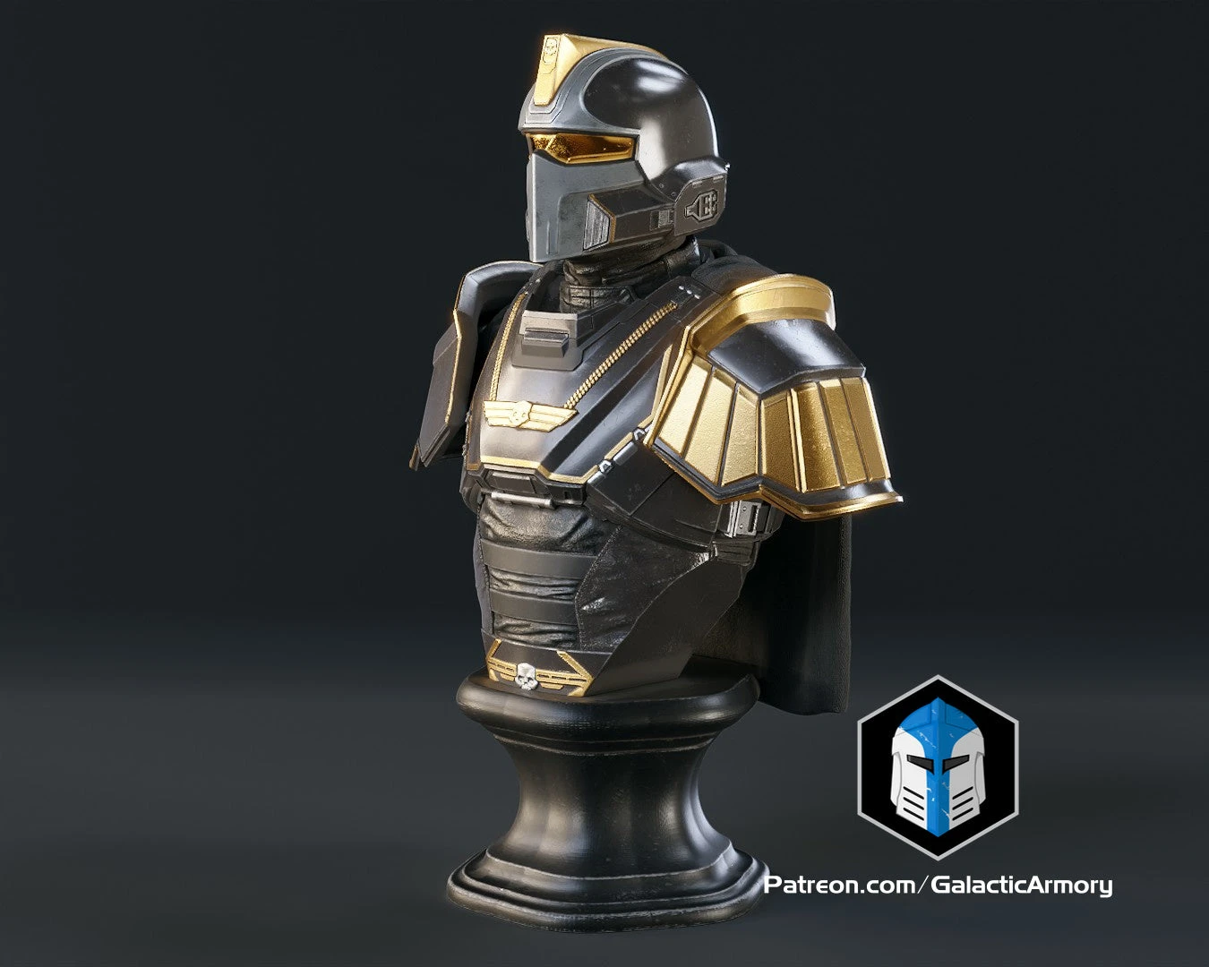 Helldivers 2 - Hero Of The Federation Bust - 3D Print Files 8 Helldivers 2 - Hero Of The Federation Bust - 3D Print Files - Image 6