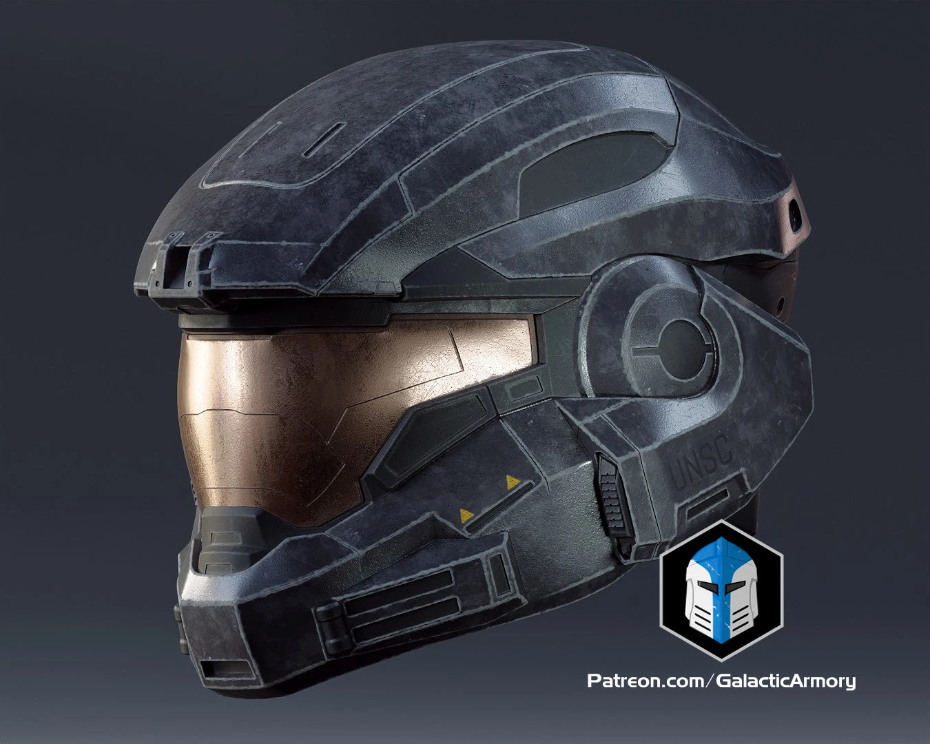 Reach Noble 6 Helmet - 3D Print Files 8 Reach Noble 6 Helmet - 3D Print Files - Image 6