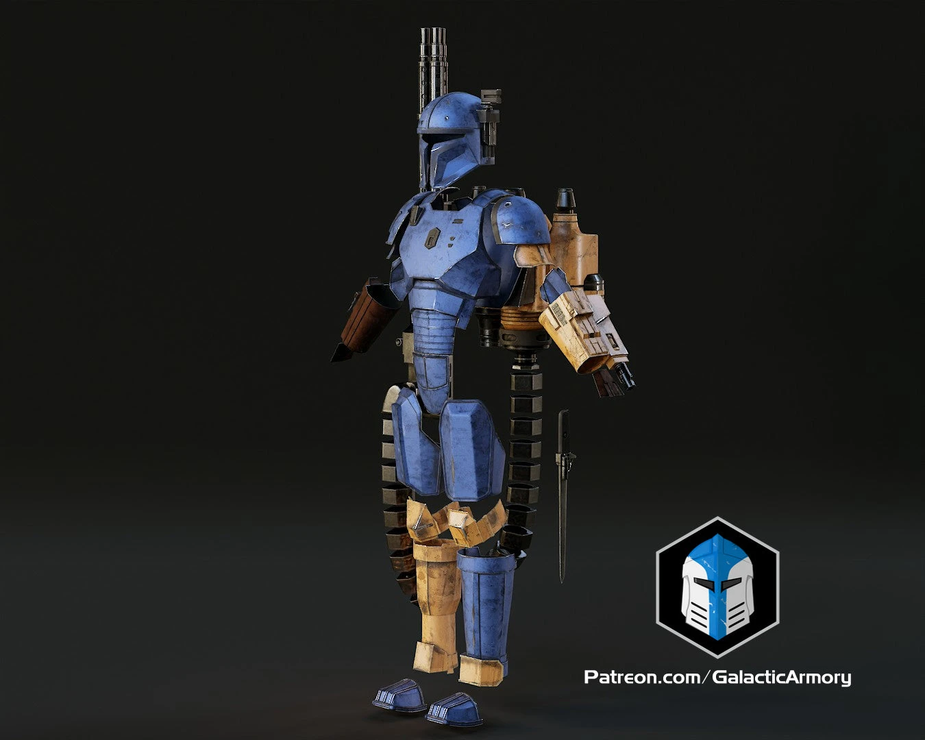 Mandalorian Heavy Armor - 3D Print Files 13 Mandalorian Heavy Armor - 3D Print Files - Image 11