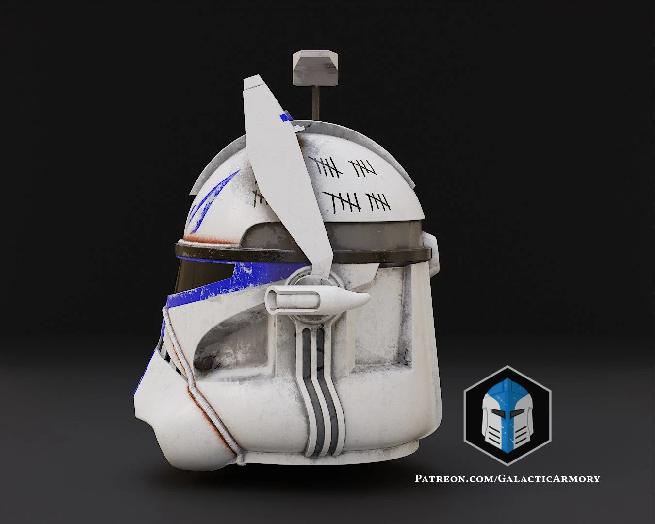 Realistic Captain Rex Helmet - 3D Print Files 16 Realistic Captain Rex Helmet - 3D Print Files - Image 14