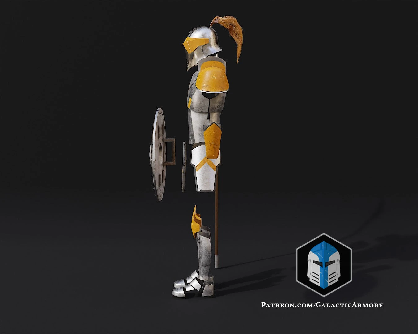 Bartok Medieval Commander Cody Armor - 3D Print Files 6 Bartok Medieval Commander Cody Armor - 3D Print Files - Image 4