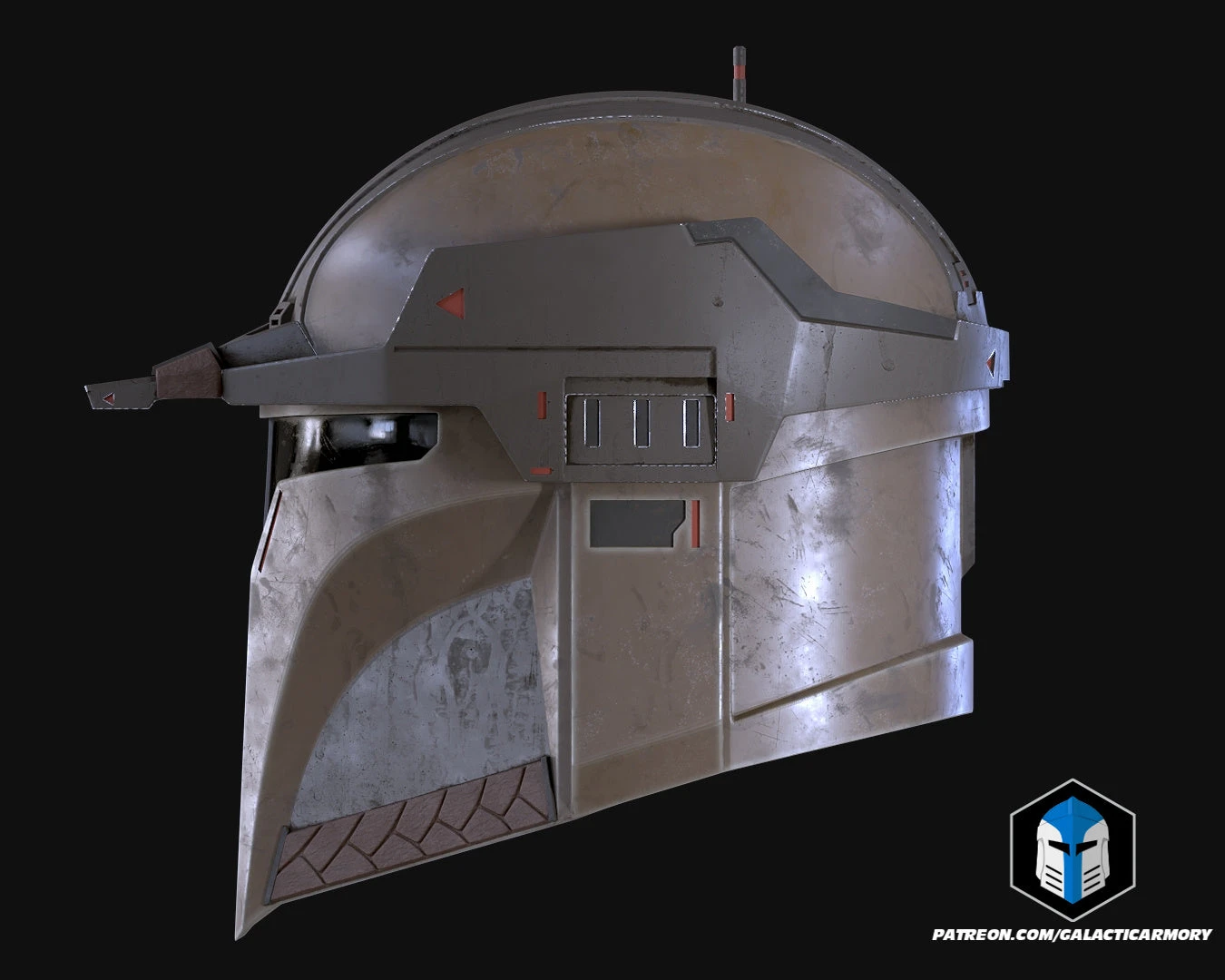 Cowboy Mando Helmet - 3D Print Files 9 Cowboy Mando Helmet - 3D Print Files - Image 7