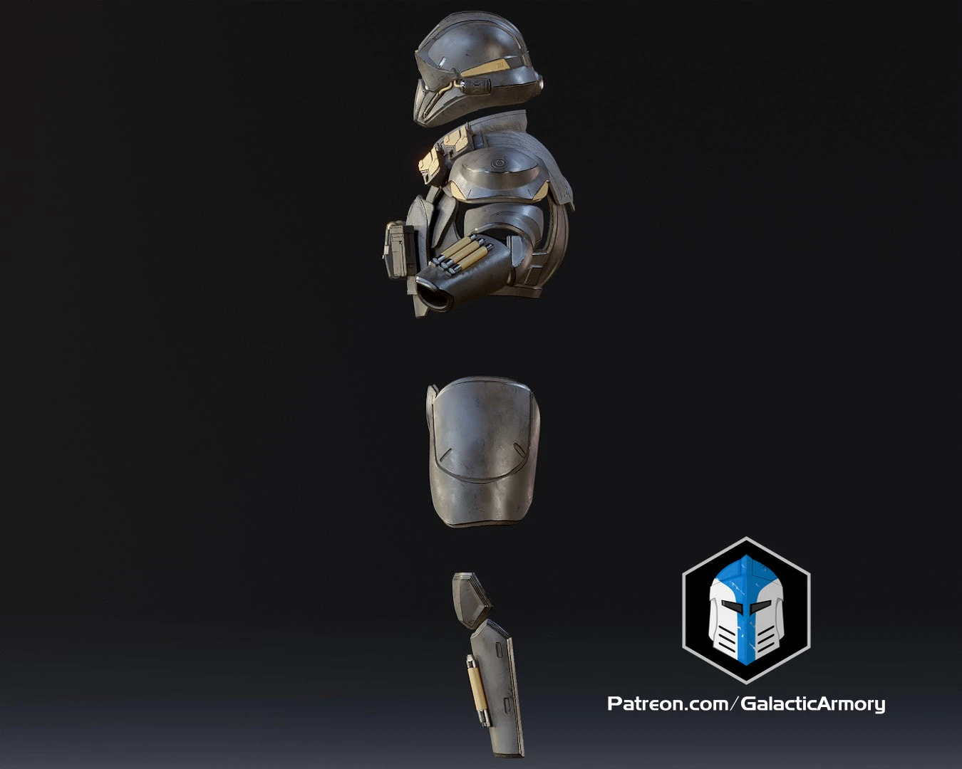 Helldivers 2 - Juggernaut Armor - 3D Print Files 9 Helldivers 2 - Juggernaut Armor - 3D Print Files - Image 7