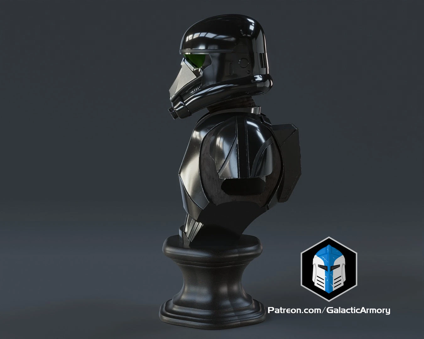 Death Trooper Bust - 3D Print Files 8 Death Trooper Bust - 3D Print Files - Image 6