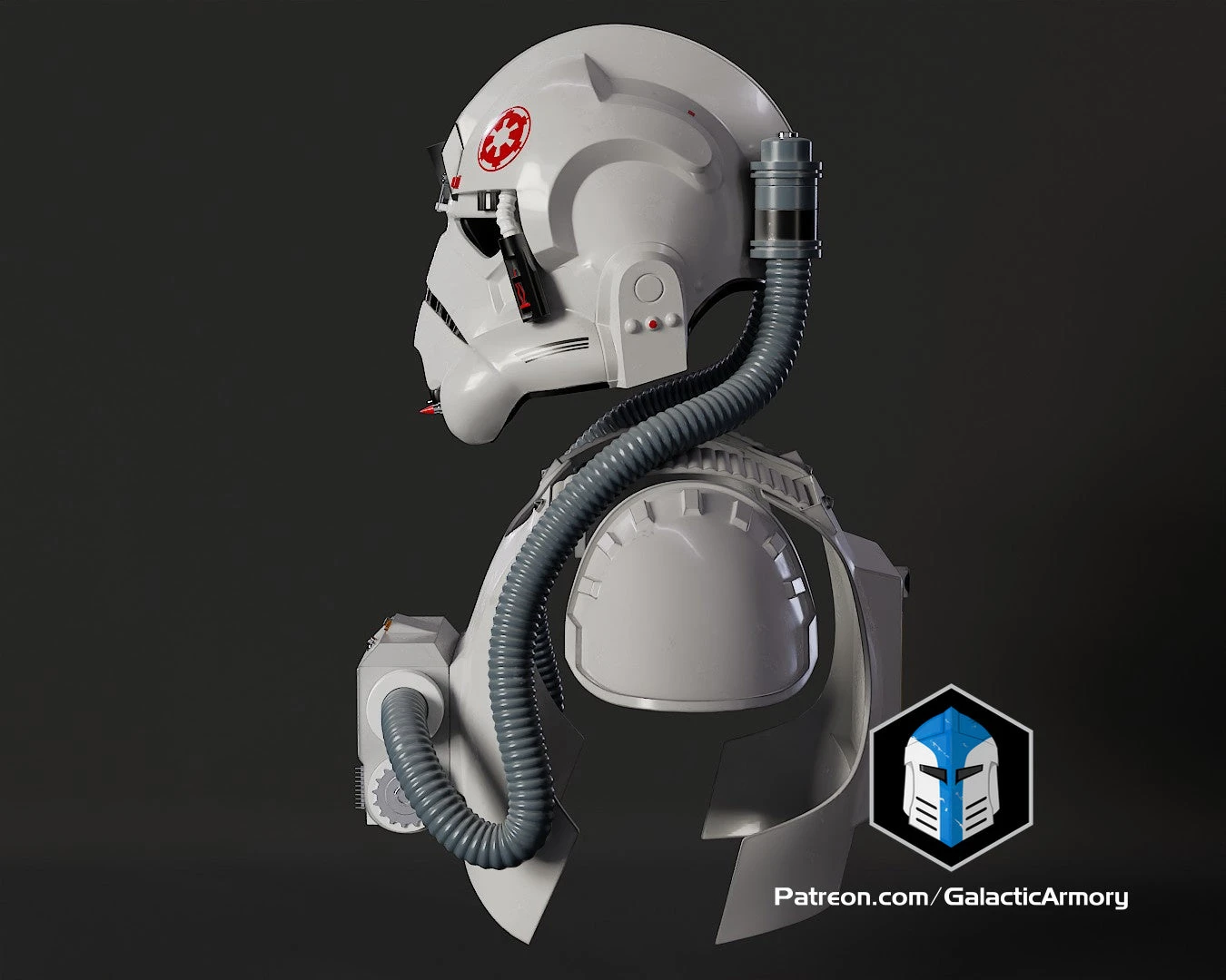 AT-AT Driver Armor - 3D Print Files 6 AT-AT Driver Armor - 3D Print Files - Image 4