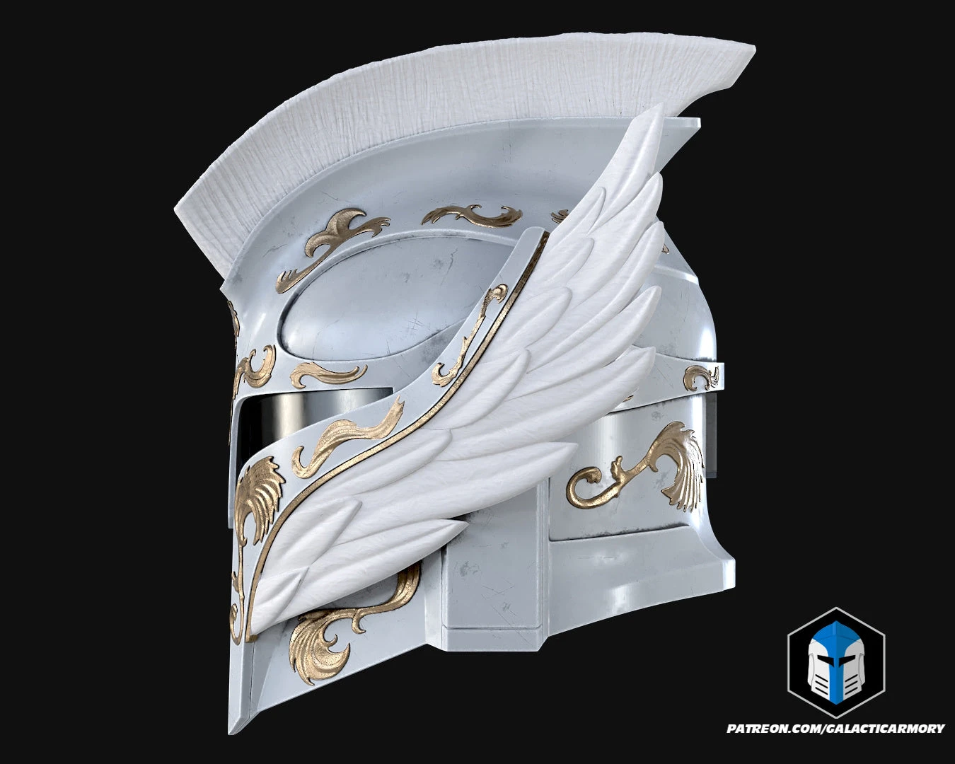 Angelic Mando Helmet - 3D Print Files 8 Angelic Mando Helmet - 3D Print Files - Image 6