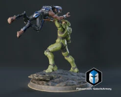 Infinite Master Chief Figurine - Pose 6 - 3D Print Files -Galactic Armory Store 10003