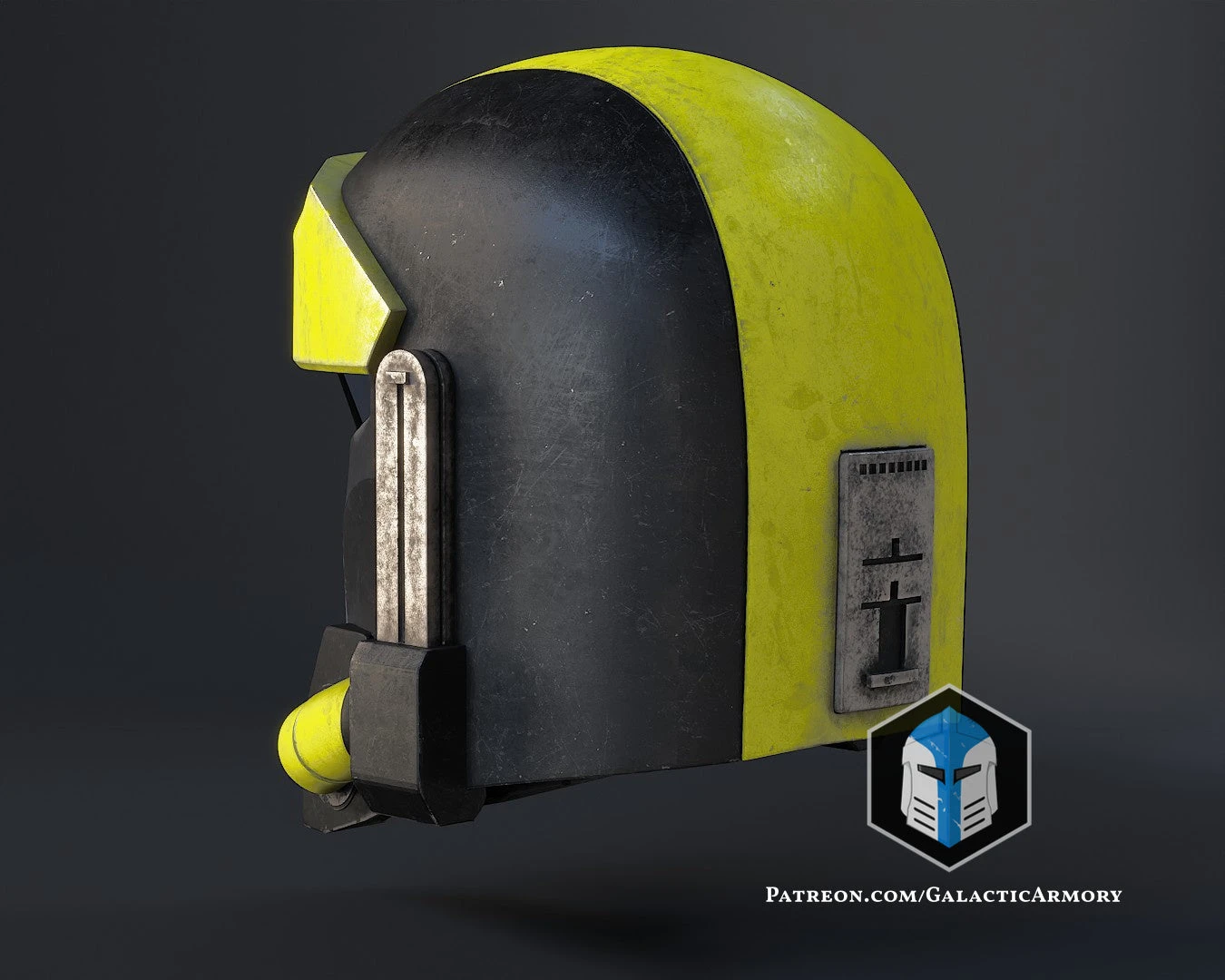 Hazmat Mandalorian Helmet - 3D Print Files 10 Hazmat Mandalorian Helmet - 3D Print Files - Image 8