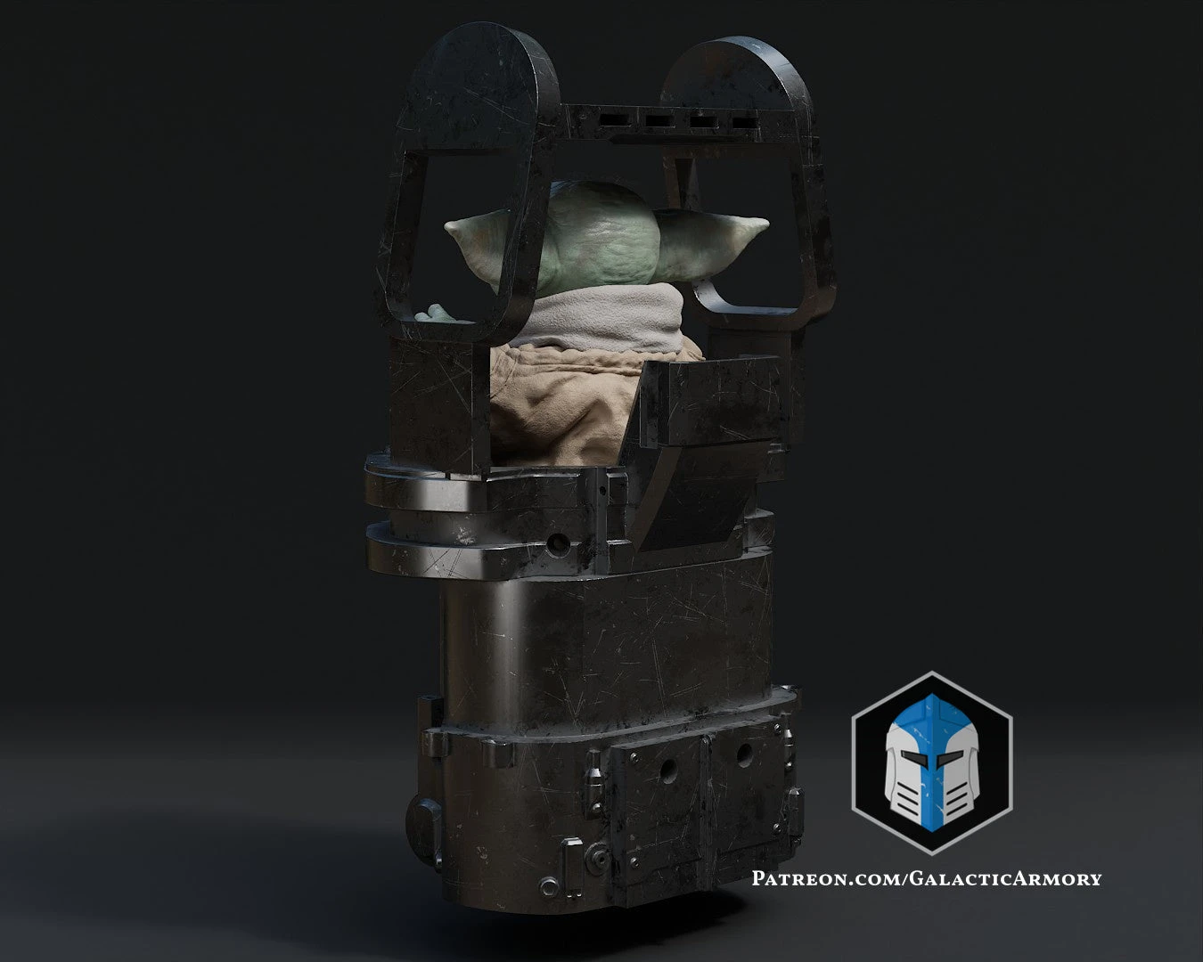 Grogu Figurine - Pose 5 - 3D Print Files 8 Grogu Figurine - Pose 5 - 3D Print Files - Image 6