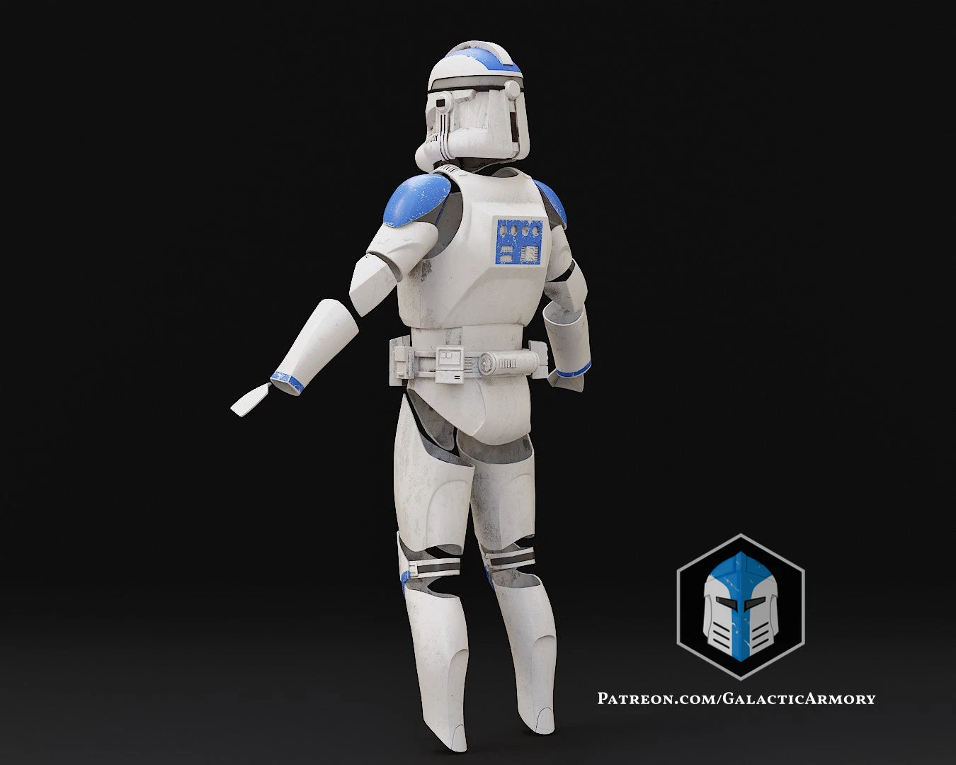 Phase 2 Clone Trooper Armor- 3D Print Files 7 Phase 2 Clone Trooper Armor- 3D Print Files - Image 5