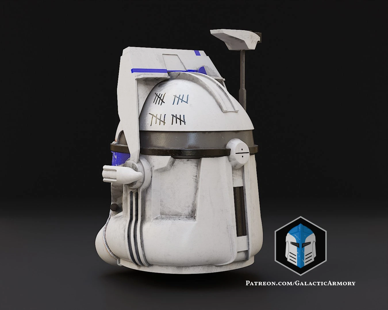 Realistic Captain Rex Helmet - 3D Print Files 17 Realistic Captain Rex Helmet - 3D Print Files - Image 15