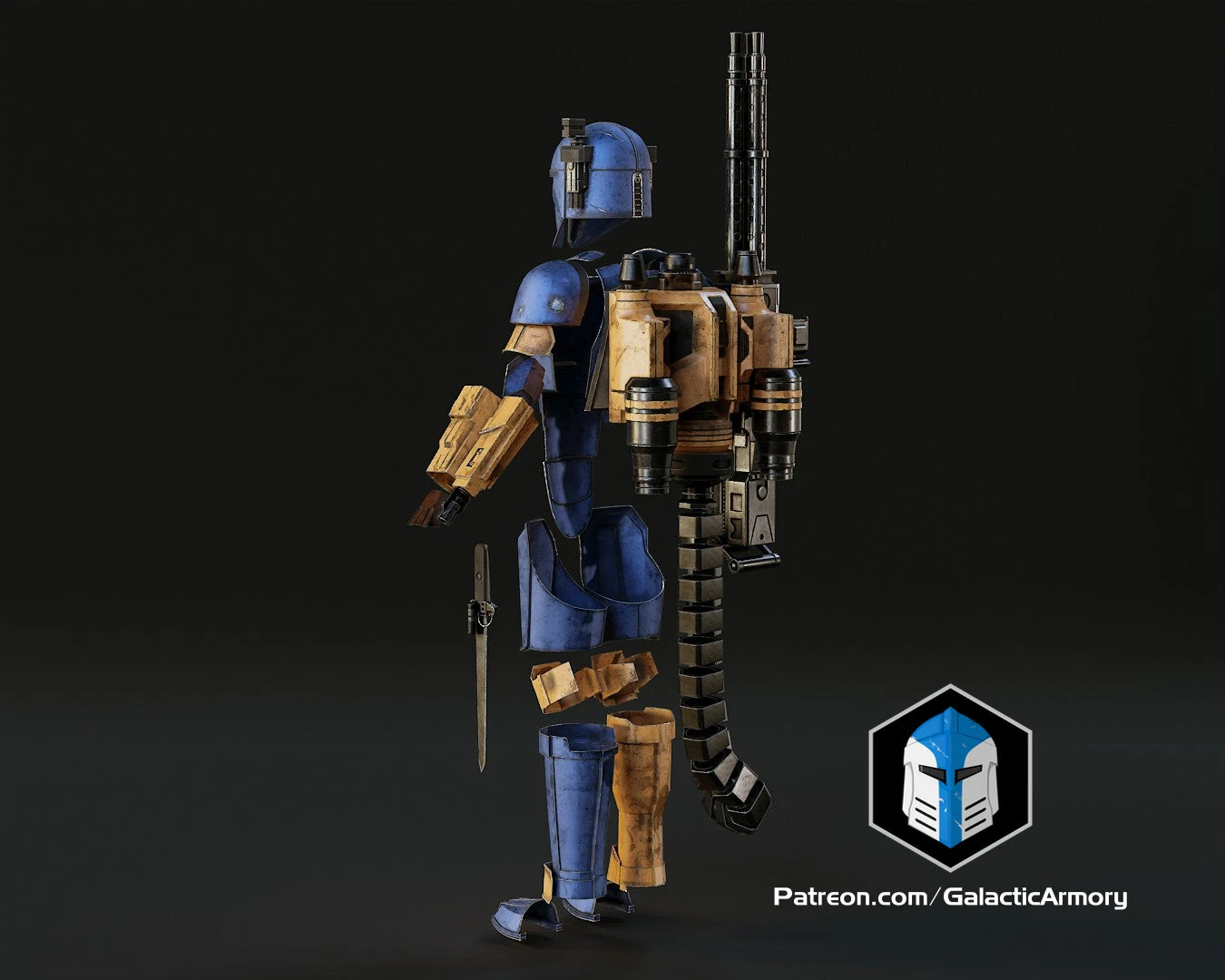 Mandalorian Heavy Armor - 3D Print Files 14 Mandalorian Heavy Armor - 3D Print Files - Image 12
