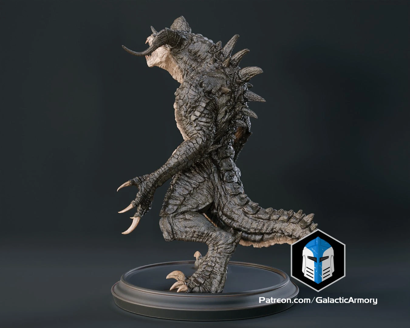 Deathclaw Figurine - 3D Print Files 9 Deathclaw Figurine - 3D Print Files - Image 7