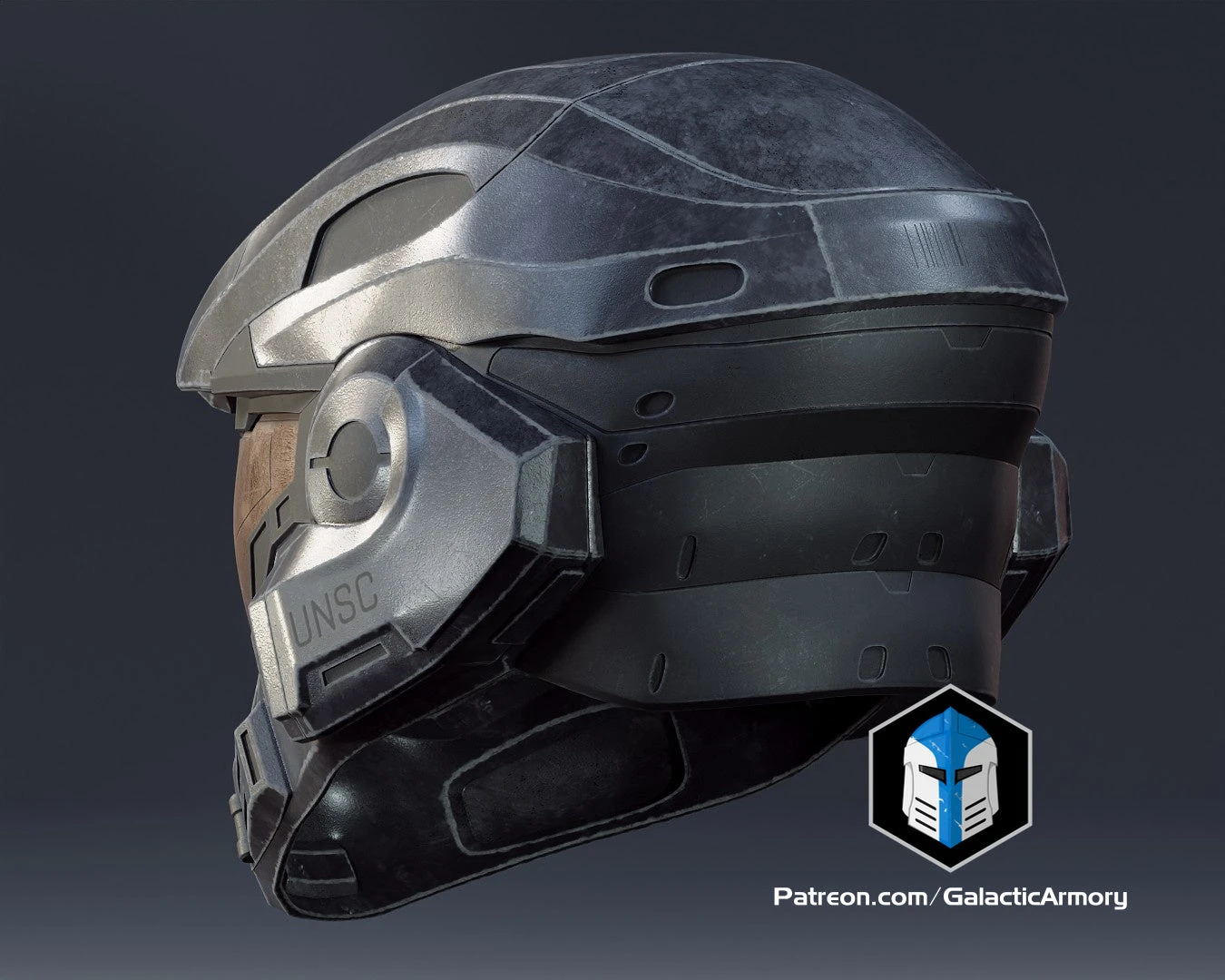 Reach Noble 6 Helmet - 3D Print Files 10 Reach Noble 6 Helmet - 3D Print Files - Image 8