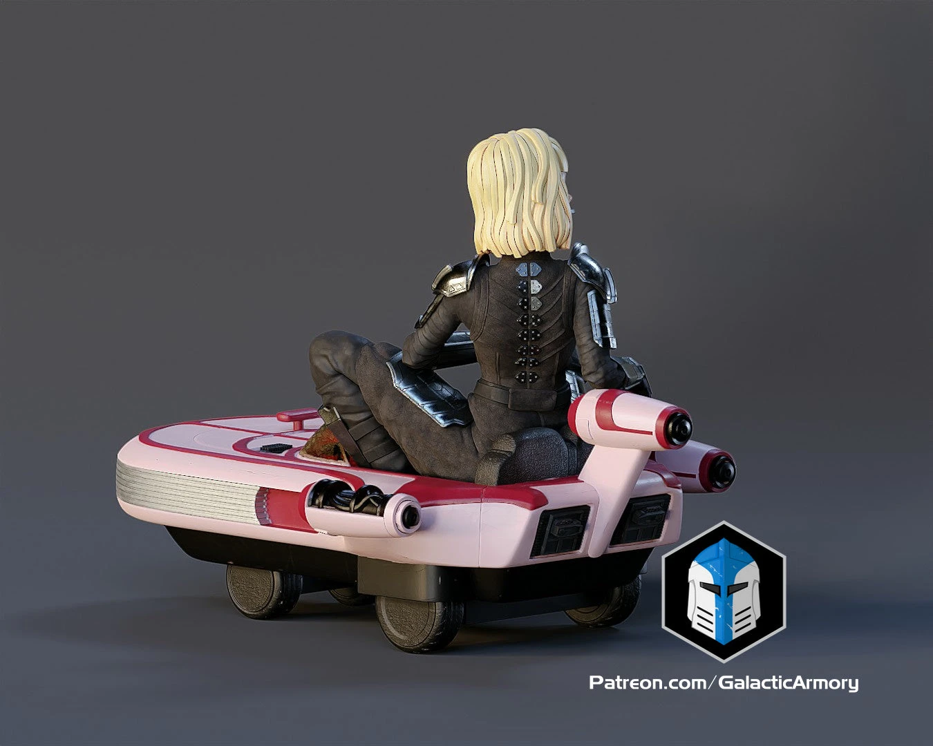 Shin Hati On A Speeder - 3D Print Files 10 Shin Hati On A Speeder - 3D Print Files - Image 8