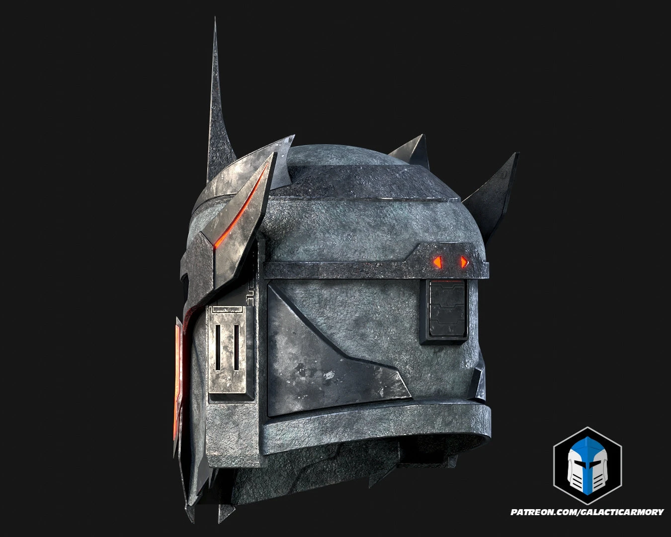 Demonic Mando Helmet - 3D Print Files 10 Demonic Mando Helmet - 3D Print Files - Image 8