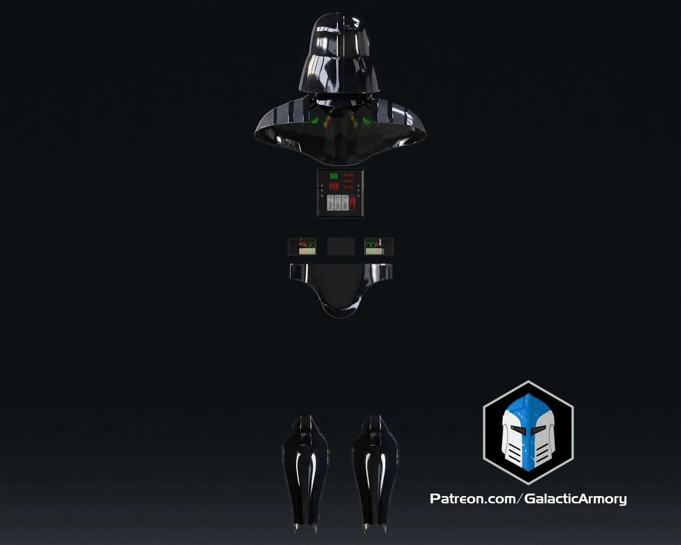 Revenge Of The Sith Darth Vader Armor - 3D Print Files 6 Revenge Of The Sith Darth Vader Armor - 3D Print Files - Image 4