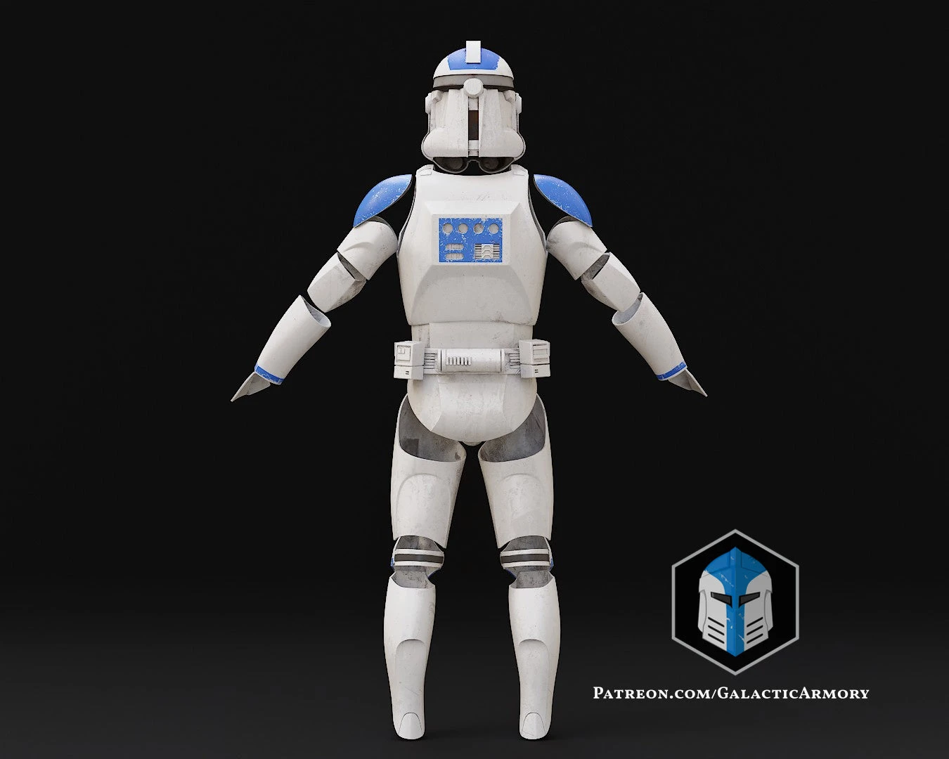 Phase 2 Clone Trooper Armor- 3D Print Files 8 Phase 2 Clone Trooper Armor- 3D Print Files - Image 6