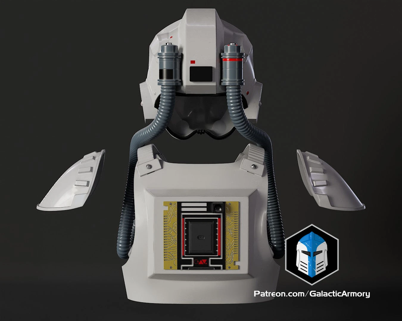 AT-AT Driver Armor - 3D Print Files 8 AT-AT Driver Armor - 3D Print Files - Image 6