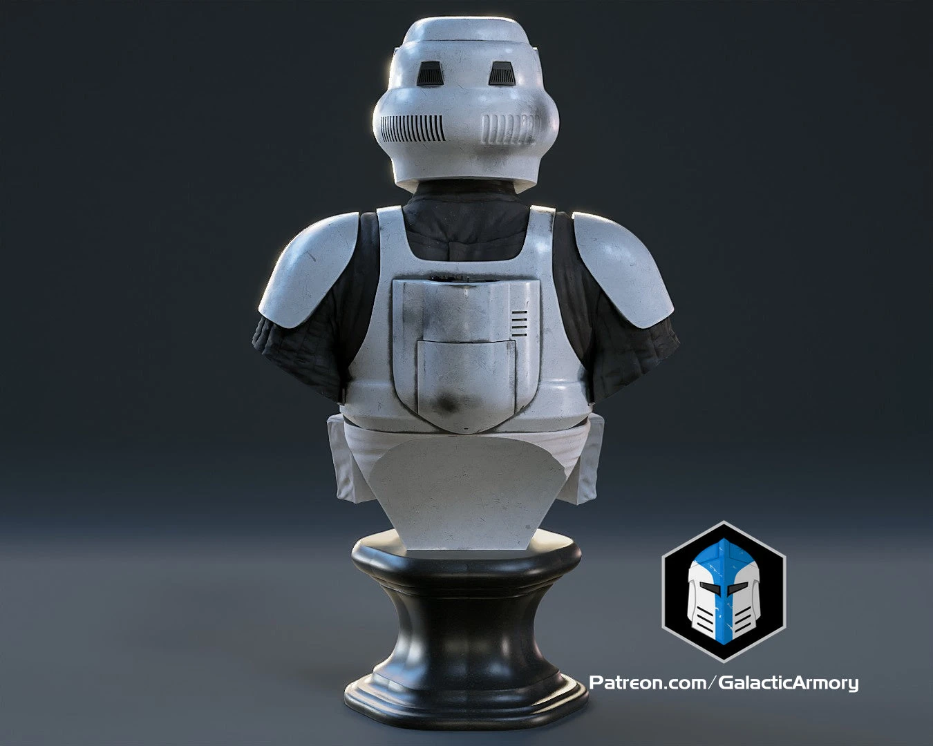 Scout Trooper Bust - 3D Print Files 10 Scout Trooper Bust - 3D Print Files - Image 8