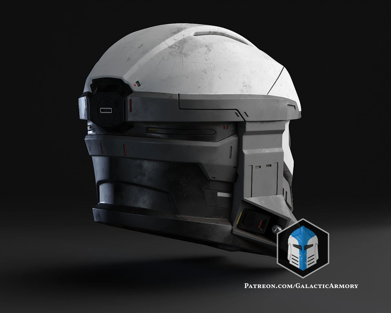 Imperial Mandalorian Commando Spartan Helmet Mashup - 3D Print Files 11 Imperial Mandalorian Commando Spartan Helmet Mashup - 3D Print Files - Image 9