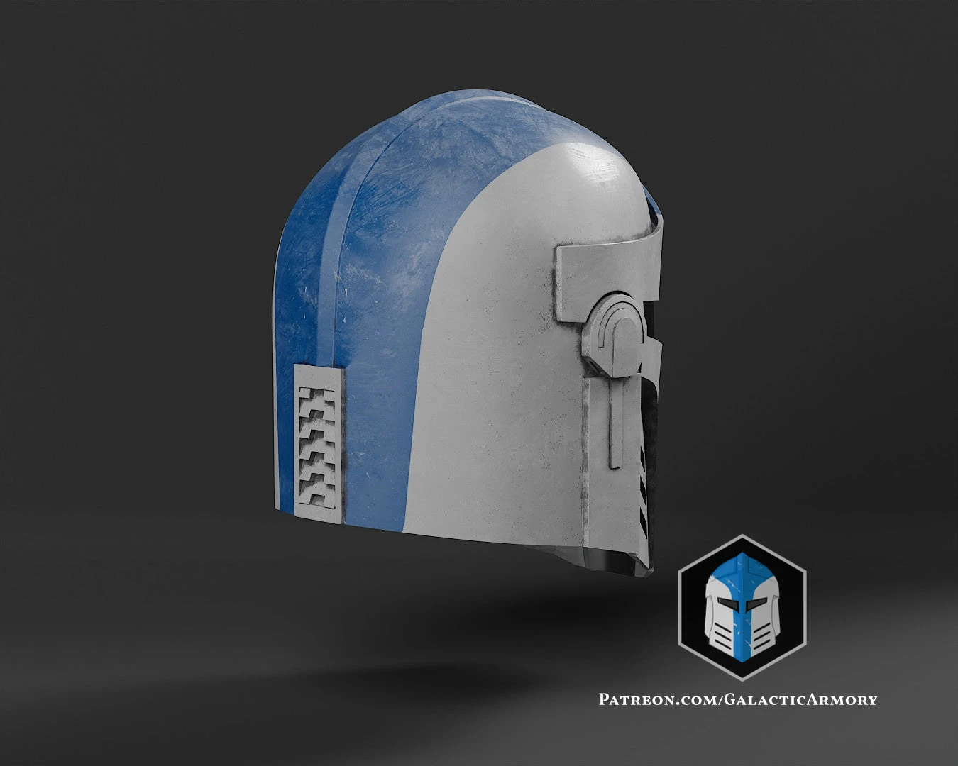 Galactic Mandalorian Helmet - 3D Print Files 11 Galactic Mandalorian Helmet - 3D Print Files - Image 9