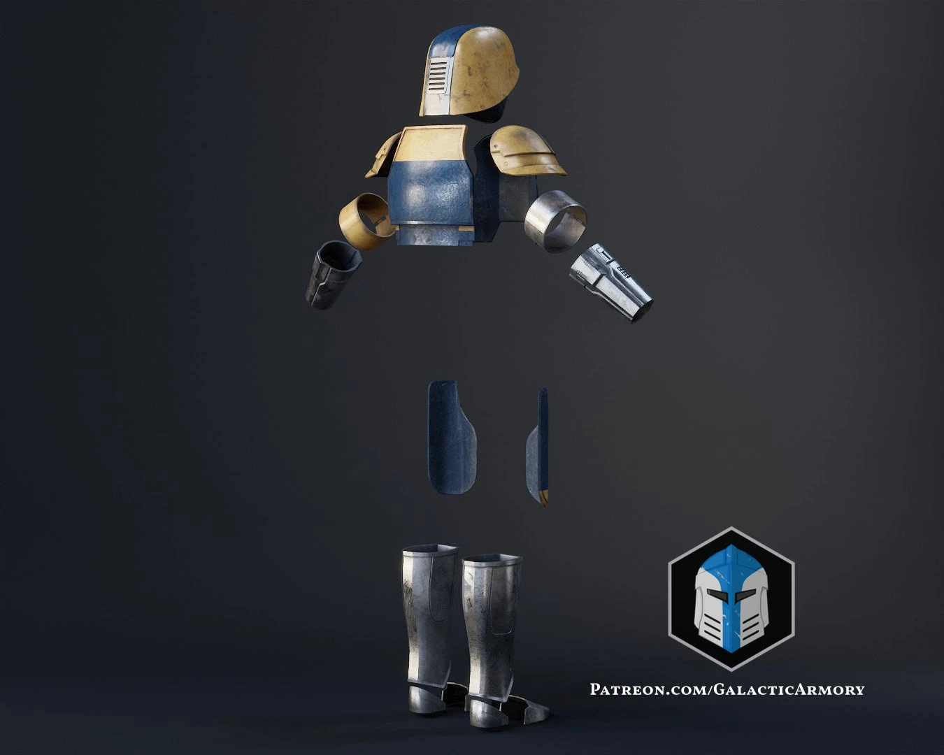 Coruscant Security Force Armor - 3D Print Files 10 Coruscant Security Force Armor - 3D Print Files - Image 8