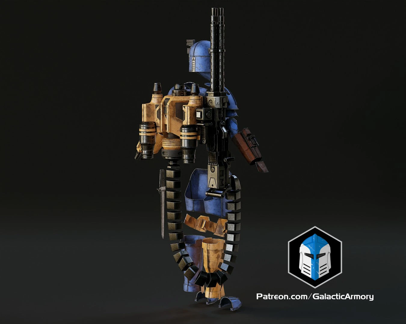 Mandalorian Heavy Armor - 3D Print Files 12 Mandalorian Heavy Armor - 3D Print Files - Image 10