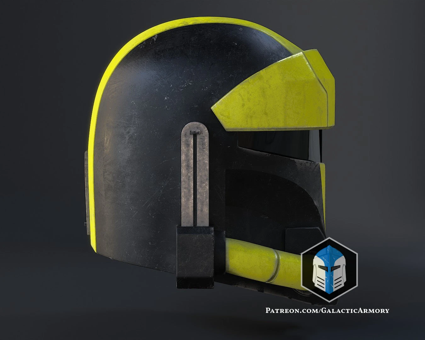 Hazmat Mandalorian Helmet - 3D Print Files 13 Hazmat Mandalorian Helmet - 3D Print Files - Image 11