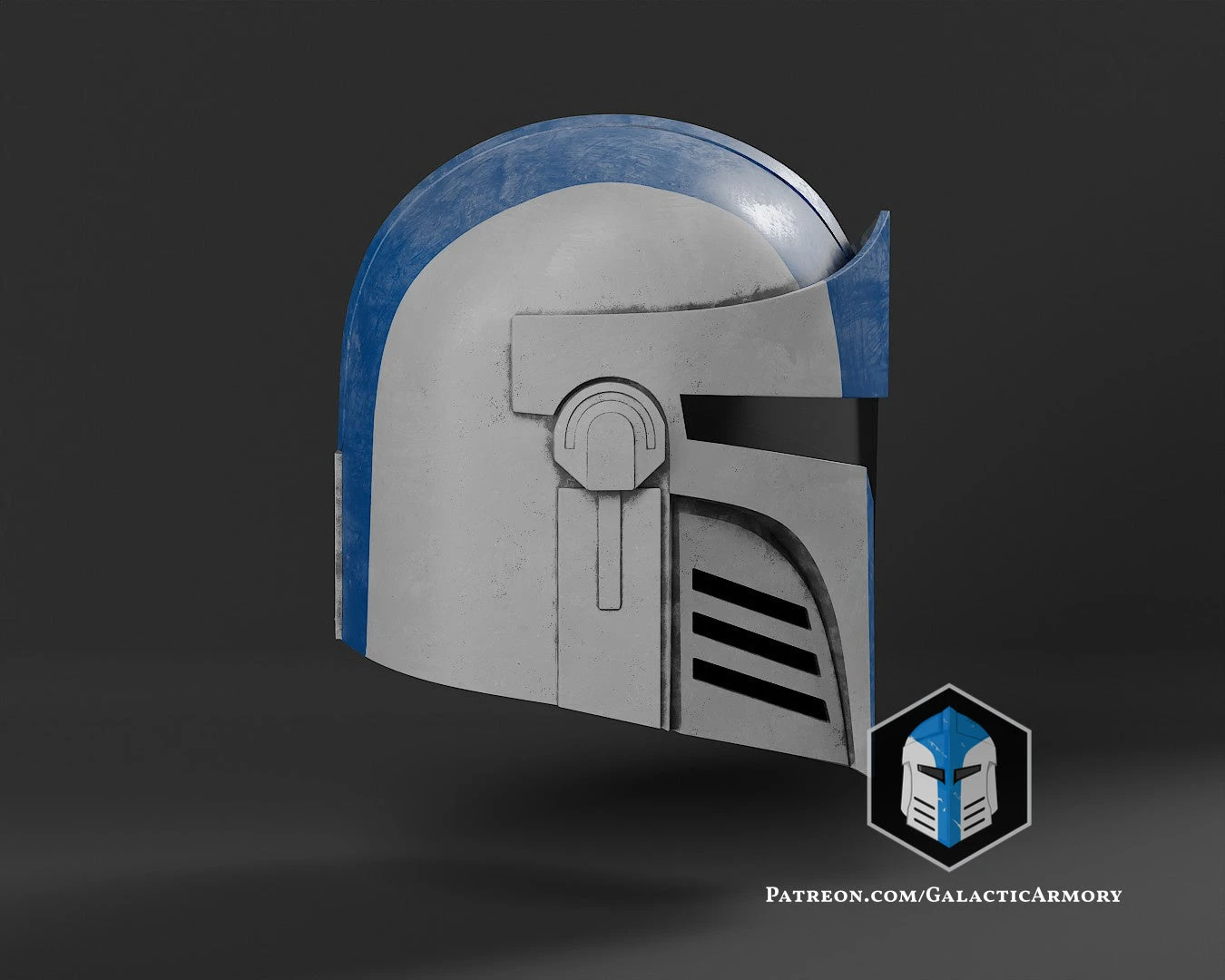Galactic Mandalorian Helmet - 3D Print Files 12 Galactic Mandalorian Helmet - 3D Print Files - Image 10