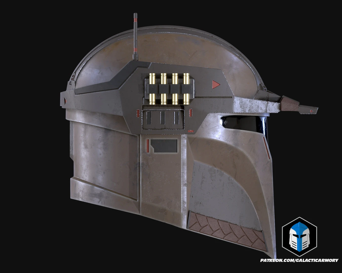 Cowboy Mando Helmet - 3D Print Files 13 Cowboy Mando Helmet - 3D Print Files - Image 11