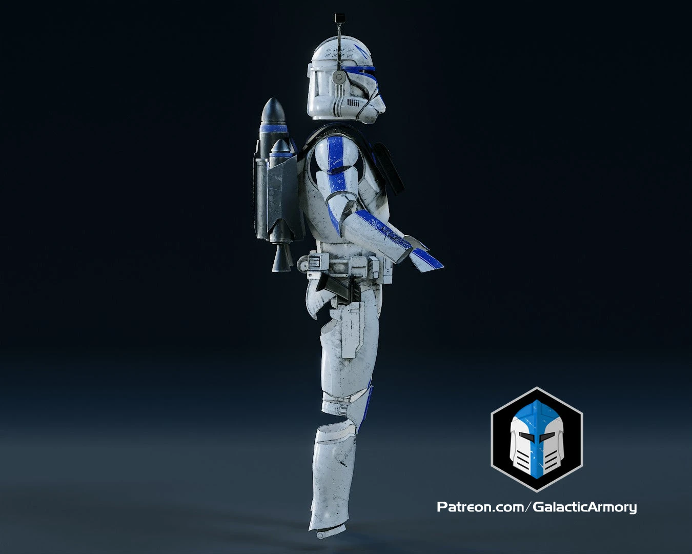 Realistic Captain Rex Armor - 3D Print Files 10 Realistic Captain Rex Armor - 3D Print Files - Image 8