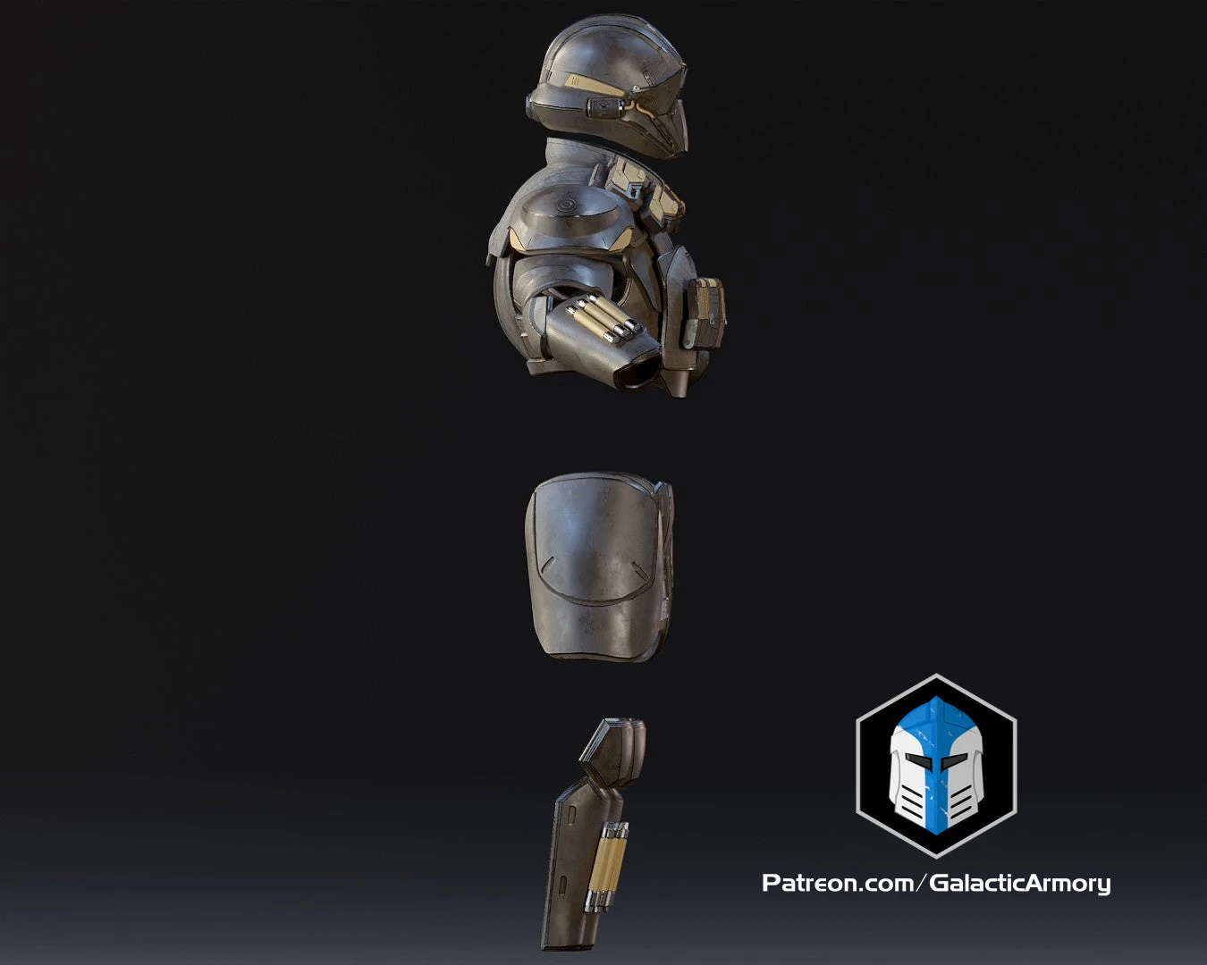 Helldivers 2 - Juggernaut Armor - 3D Print Files 7 Helldivers 2 - Juggernaut Armor - 3D Print Files - Image 5