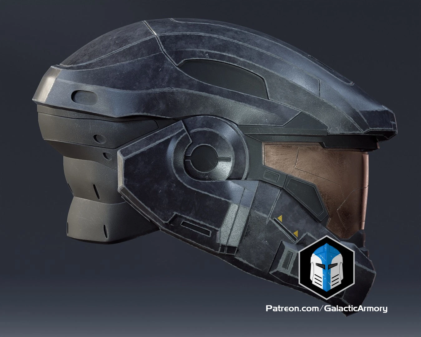 Reach Noble 6 Helmet - 3D Print Files 13 Reach Noble 6 Helmet - 3D Print Files - Image 11