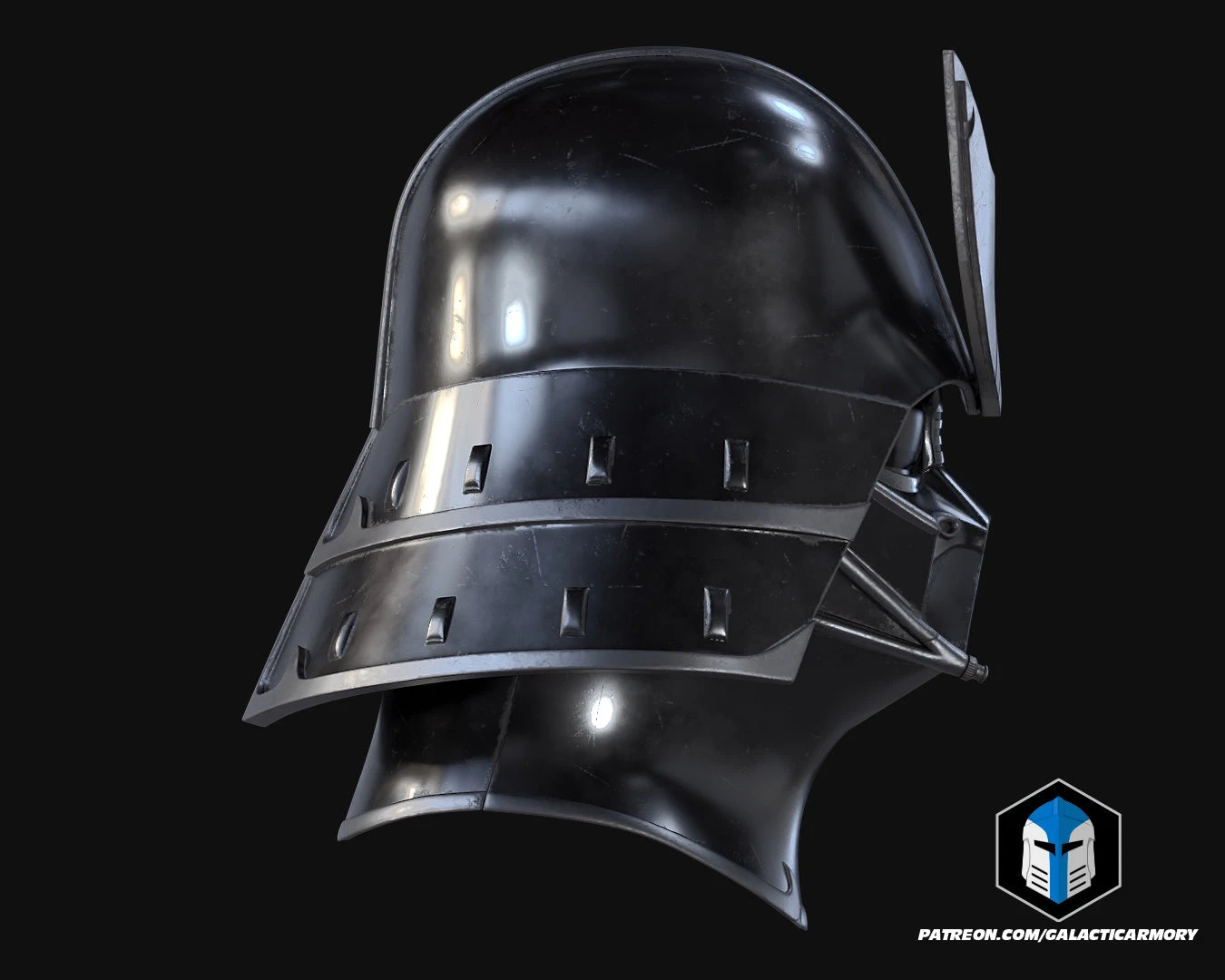 Samurai Darth Vader Helmet - 3D Print Files 13 Samurai Darth Vader Helmet - 3D Print Files - Image 11