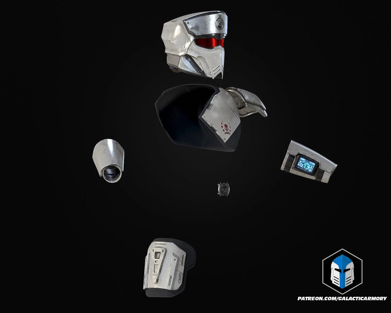 Helldivers 2 - UF-16 Inspector Armor - 3D Print Files 11 Helldivers 2 - UF-16 Inspector Armor - 3D Print Files - Image 9