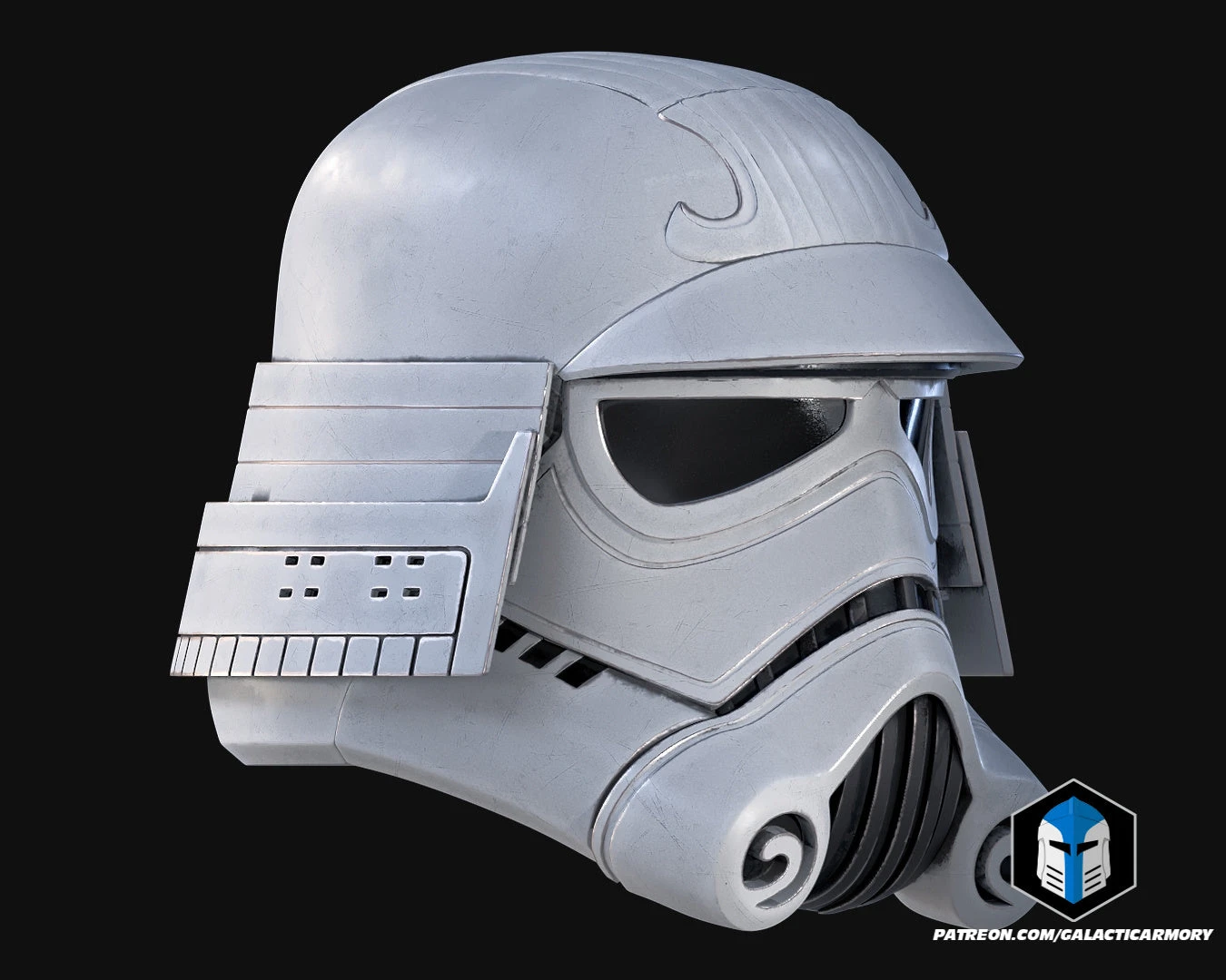 Samurai Stormtrooper Helmet - 3D Print Files 14 Samurai Stormtrooper Helmet - 3D Print Files - Image 12
