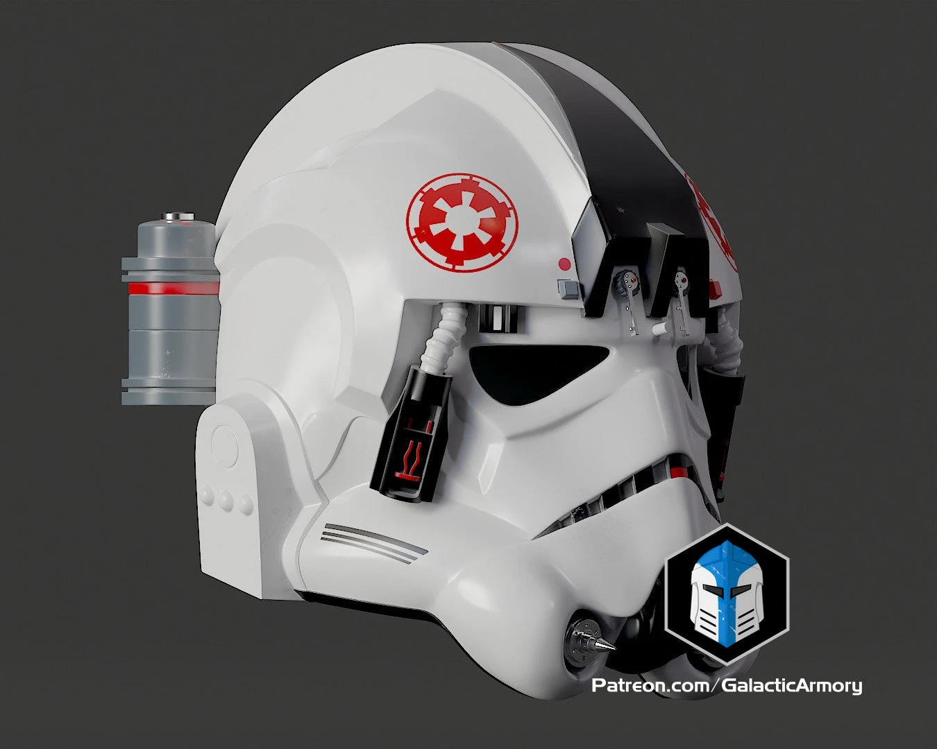 AT-AT Driver Helmet - 3D Print Files 14 AT-AT Driver Helmet - 3D Print Files - Image 12