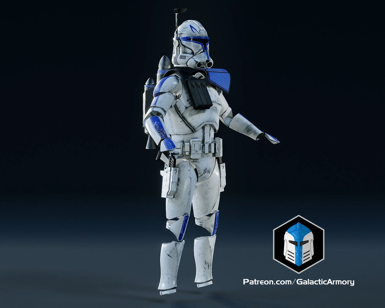 Realistic Captain Rex Armor - 3D Print Files 11 Realistic Captain Rex Armor - 3D Print Files - Image 9